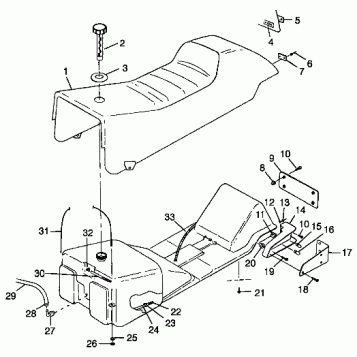 SEAT and GAS TANK XLT SP 0985776 (4942164216A006)