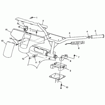 STEERING - HANDLEBAR - 0985776 (4942164216b003)