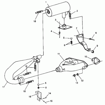 EXHAUST SYSTEM - 0985776 (4942164216c005)