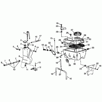 OIL TANK/AIR BOX - 0985776 (4942164216c006)