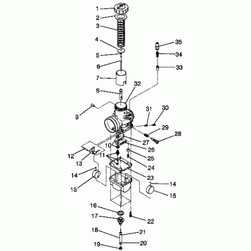 CARBURETOR - 0985776 (4942164216c011)