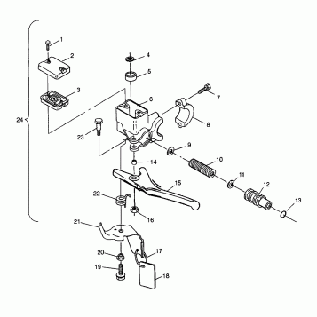 MASTER CYLINDER Trail RMK 0980961 (4942214221A014)