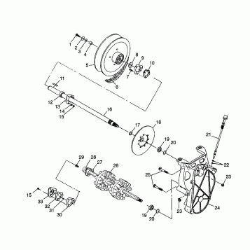DRIVE TRAIN - 0980961 (4942214221b007)