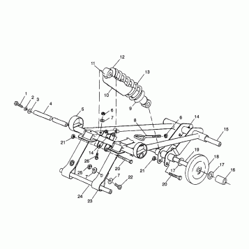 FRONT TORQUE ARM - 0980961 (4942214221b011)