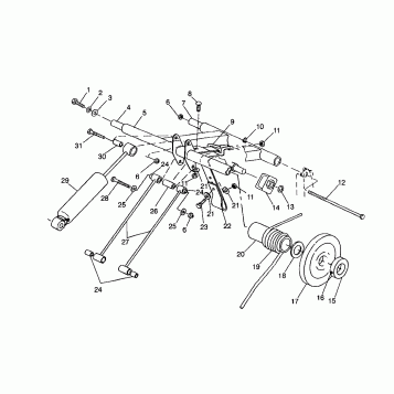 REAR TORQUE ARM - 0980961 (4942214221b012)