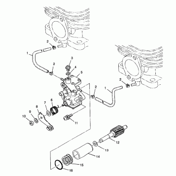 OIL PUMP Trail RMK 0980961 (4942214221C010)