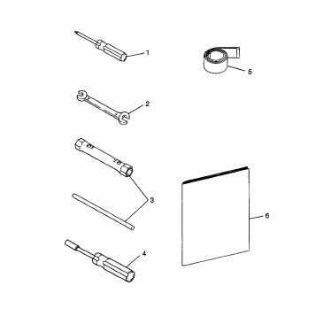 TOOL KIT Trail RMK 0980961 (4942214221C012)