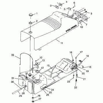 SEAT and GAS TANK XLT CLASSIC 0983857 (4942264226A006)