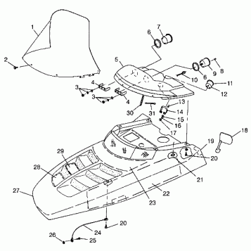 HOOD XLT CLASSIC 0983857 (4942264226A010)