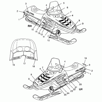DECALS XLT CLASSIC 0983857 (4942264226A012)