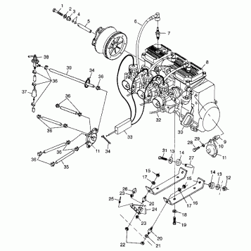 ENGINE MOUNTING - 0983857 (4942264226c001)