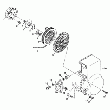RECOIL STARTER - 0983857 (4942264226c013)