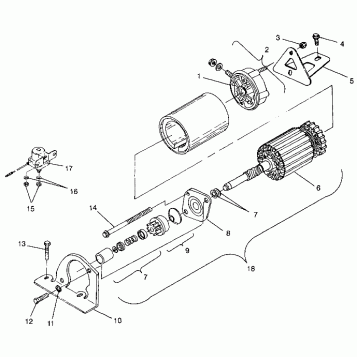 STARTING MOTOR XLT CLASSIC 0983857 (4942264226D001)