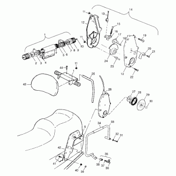 BACKREST TRAIL TOURING 0982362 and  EUROPEAN TRAIL TOURING E982362 (4942314231A007)