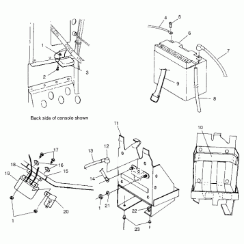 BATTERY BOX TRAIL TOURING 0982362 and EUROPEAN TRAIL TOURING E982362 (4942314231A009)