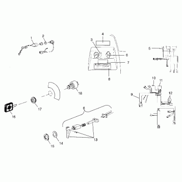 IGNITION and WIRE HARNESS TRAIL TOURING 0982362 and EUROPEAN TRAIL TOURING (4942314231B002)