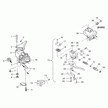 CONTROLS TRAIL TOURING 0982362 and EUROPEAN TRAIL TOURING E982362 (4942314231B005)