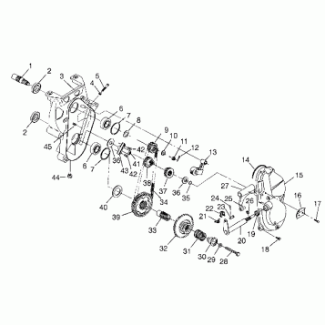 CHAINCASE TRAIL TOURING 0982362 and EUROPEAN TRAIL TOURING E982362 (4942314231B008)