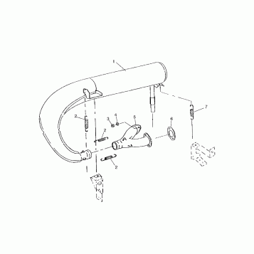 EXHAUST SYSTEM TRAIL TOURING 0982362 and EUROPEAN TRAIL TOURING E982362 (4942314231C003)