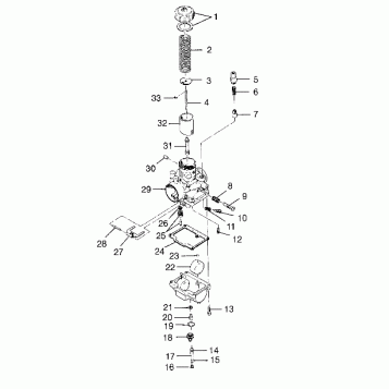 CARBURETOR TRAIL TOURING 0982362 and EUROPEAN TRAIL TOURING E982362 (4942314231C010)