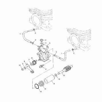 OIL PUMP TRAIL TOURING 0982362 and EUROPEAN TRAIL TOURING E982362 (4942314231C012)