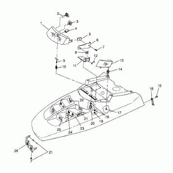 HOOD - HEADLIGHT - 0983357 (4942534253b001)