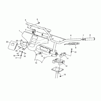 STEERING - HANDLEBAR - 0983357 (4942534253b009)