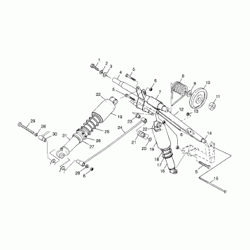 REAR TORQUE ARM - 0983357 (4942534253b014)
