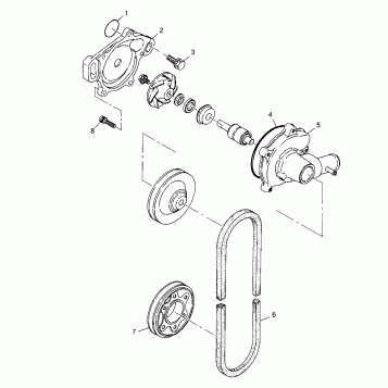 WATER PUMP - 0983357 (4942534253c011)