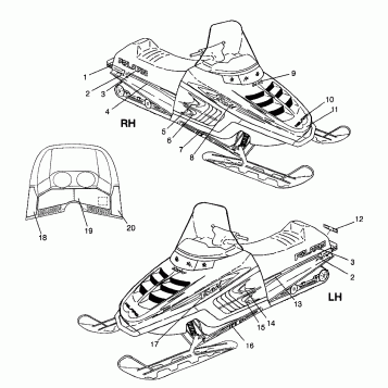 DECALS TRAIL 0982761 (4942584258A007)