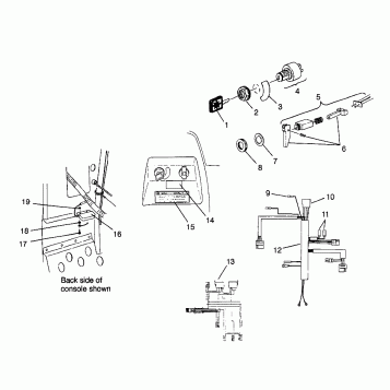 IGNITION and WIRE HARNESS TRAIL 0982761 (4942584258A013)