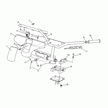 STEERING - HANDLEBAR - 0982761 (4942584258b003)
