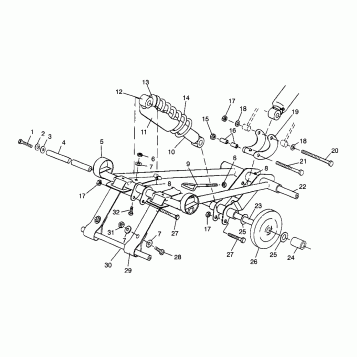 FRONT TORQUE ARM - 0982761 (4942584258b010)
