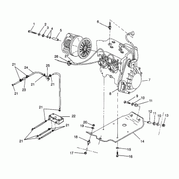 ENGINE MOUNTING - 0982761 (4942584258c001)