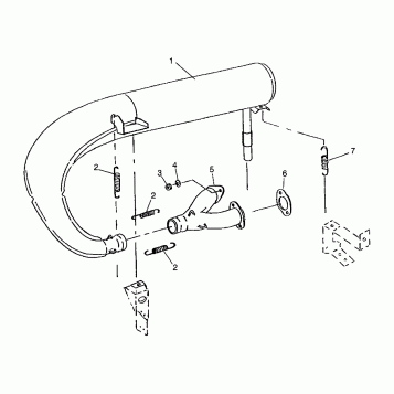 EXHAUST SYSTEM - 0982761 (4942584258c002)