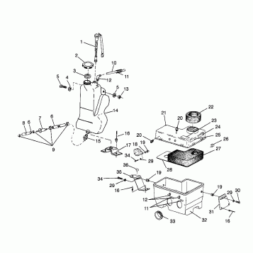 OIL TANK / AIR BOX - 0982761 (4942584258c003)
