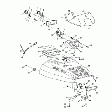 HOOD XCF 0981643 (4942774277A009)