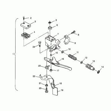 MASTER CYLINDER XCF 0981643 (4942774277A014)