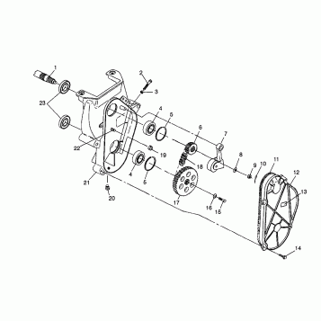 CHAINCASE XCF 0981643 (4942774277B007)