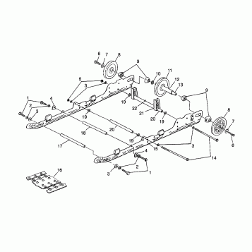 SUSPENSION XCF 0981643 (4942774277B009)