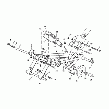 FRONT TORQUE ARM XCF 0981643 (4942774277B011)