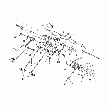REAR TORQUE ARM XCF 0981643 (4942774277B012)