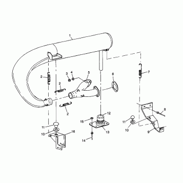 EXHAUST SYSTEM XCF 0981643 (4942774277C002)