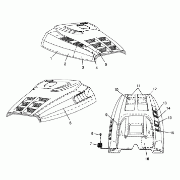 HOOD - FOAM/FOIL - 0980143 (4942824282a010)