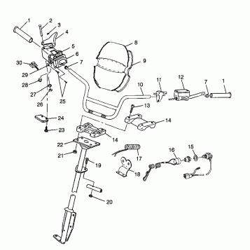 STEERING - HANDLEBAR - E980143 (4942824282b003)