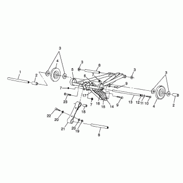 FRONT TORQUE ARM - 0980143 (4942824282b011)