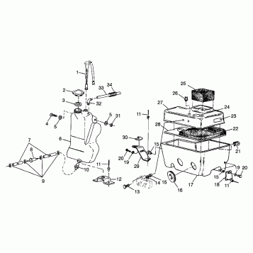 OIL TANK / AIR BOX - 0980143 (4942824282c003)