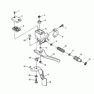 MASTER CYLINDER - 0980761 (4942874287a014)