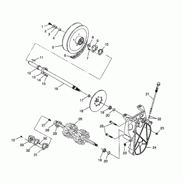 DRIVE TRAIN - 0980761 (4942874287B007)