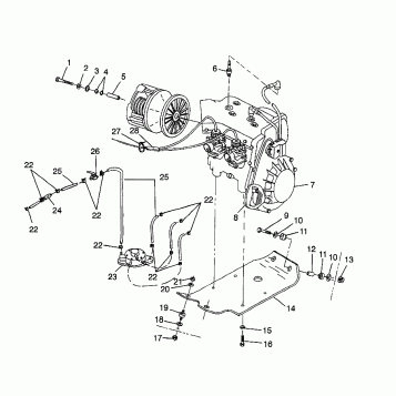 ENGINE MOUNTING SUPER SPORT 0980761 (4942874287C001)